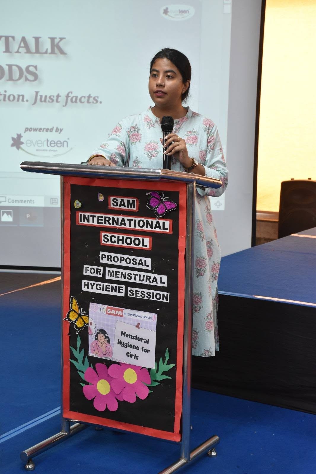 Workshop on Menstrual Hygiene for Girls 29 july